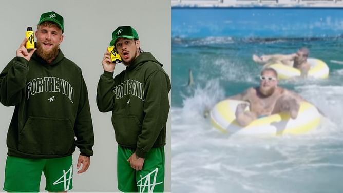 Jake Paul reflects on shark encounter while filming commercial with Sean O'Malley: "You realize that men aren't so tough"