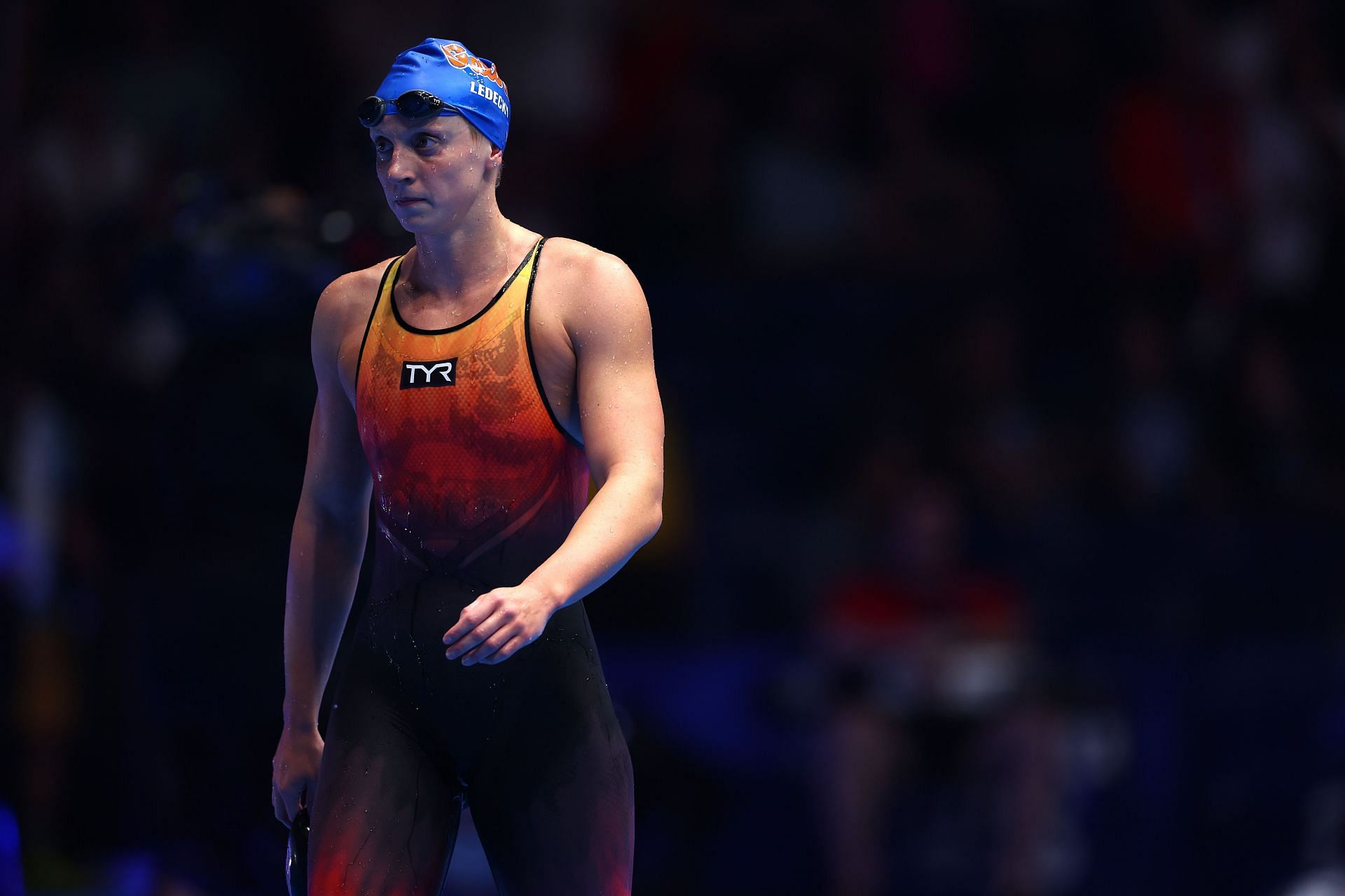 Ledecky during the US Olympics Swimming Trials (Image via: Getty Images)