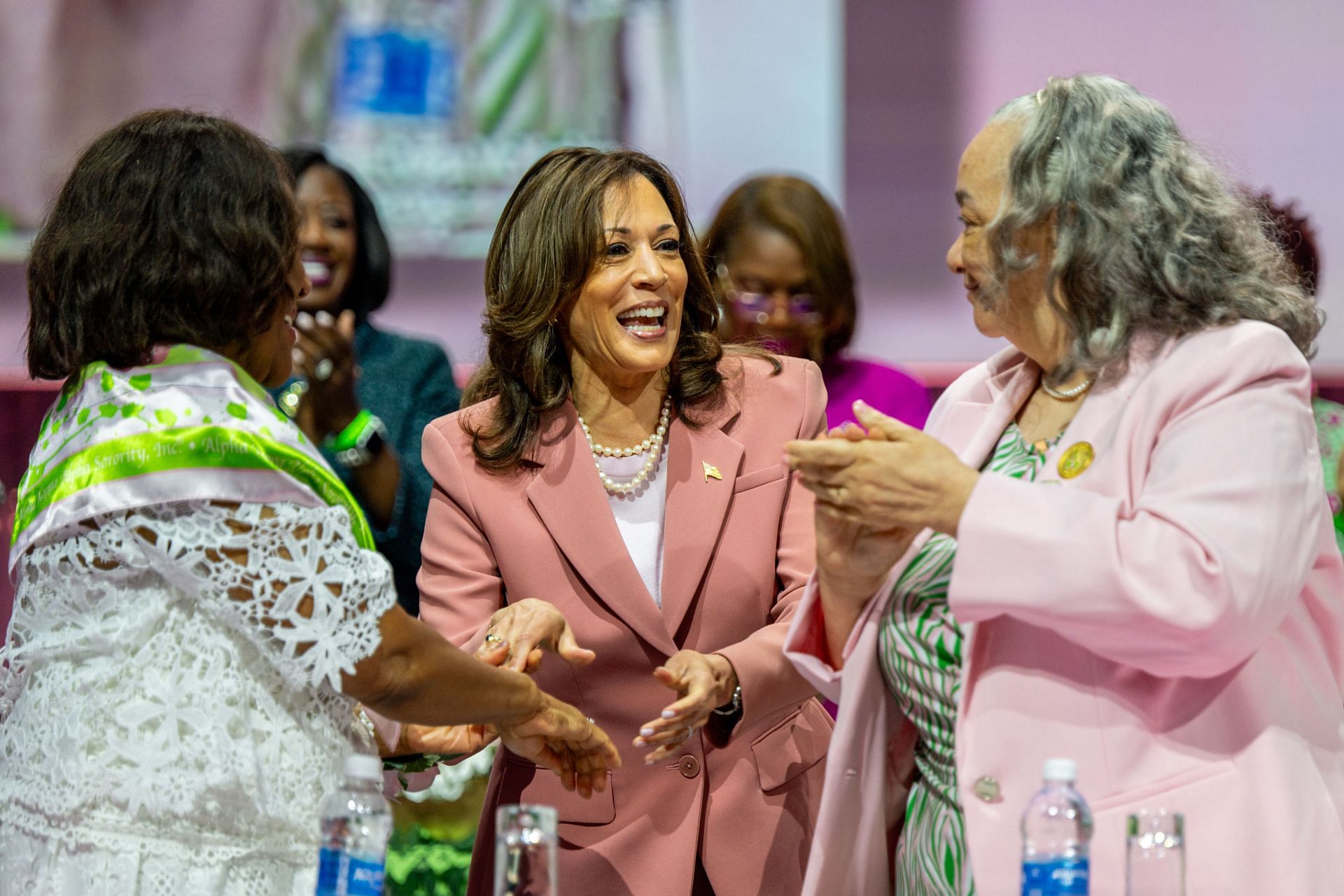 Vice President Kamala Harris Speaks At The Alpha Kappa Alpha Sorority (Image via Getty)