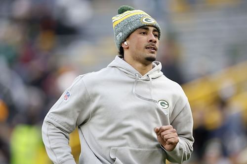 Jordan Love during Chicago Bears vs. Green Bay Packers (source: Getty)