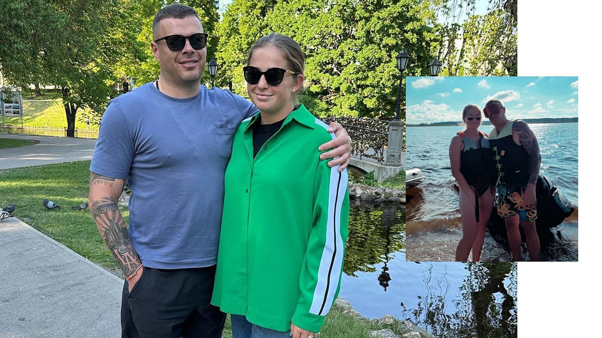 Jelena Ostapenko enjoys a &quot;great day&quot; by the river in Latvia with friend ahead of Paris Olympics (Source: Ostapenko Instagram)