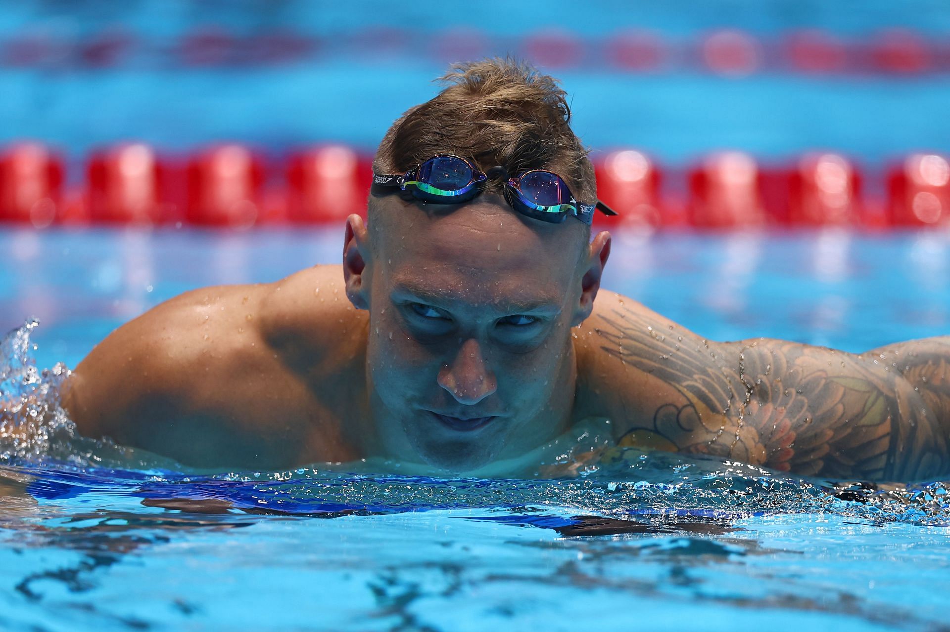 Caeleb Dressel at the U.S. Olympic Team Trials 2024 [Image Source: Getty]