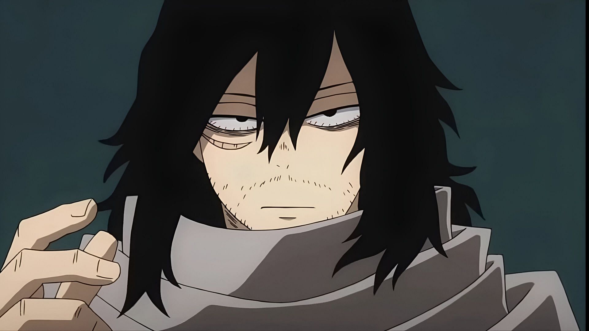 Aizawa as seen in the anime (Image via BONES)