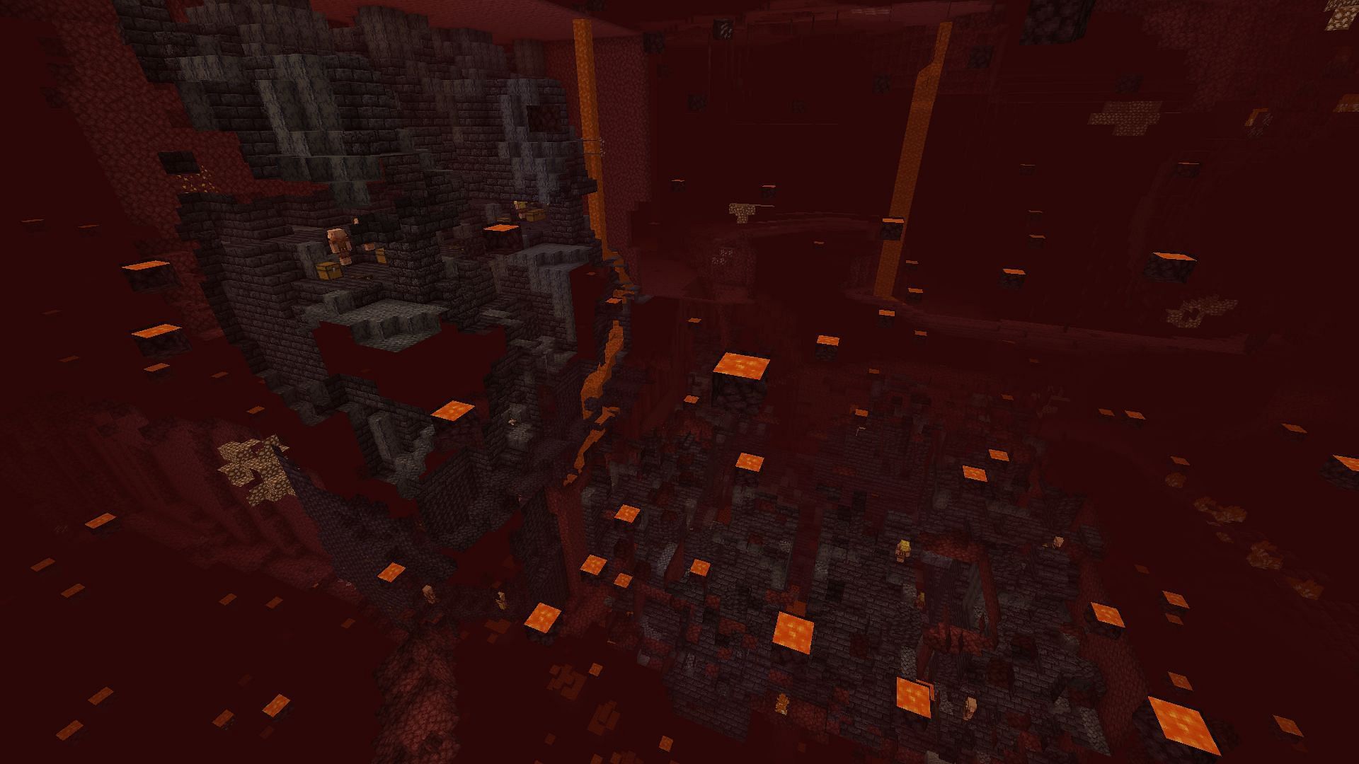 Should Mojang change the way that nether fortresses and bastion remnants are generated? (Image via Mojang)