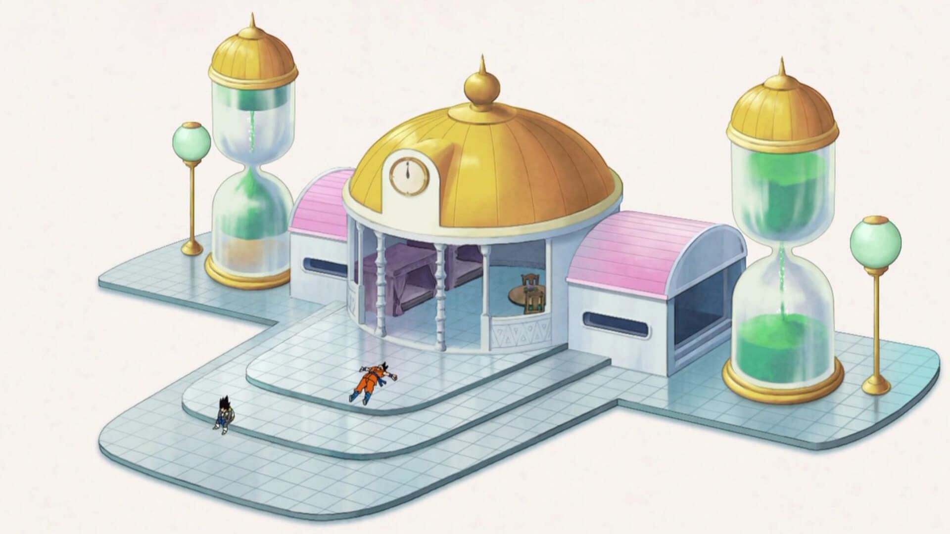 The Room of Spirit and Time as seen in the anime (Image via Toei Animation)