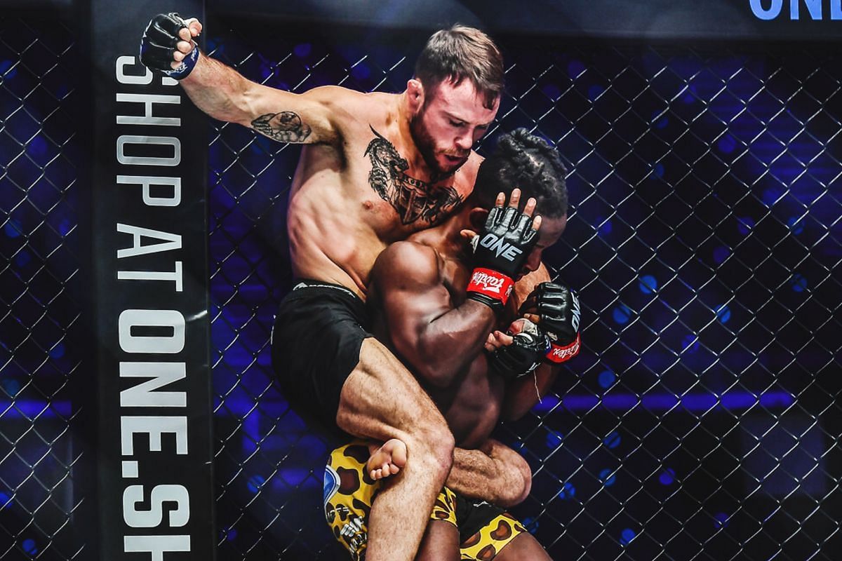 Jarred Brooks and Bokang Masunyane - Photo by ONE Championship