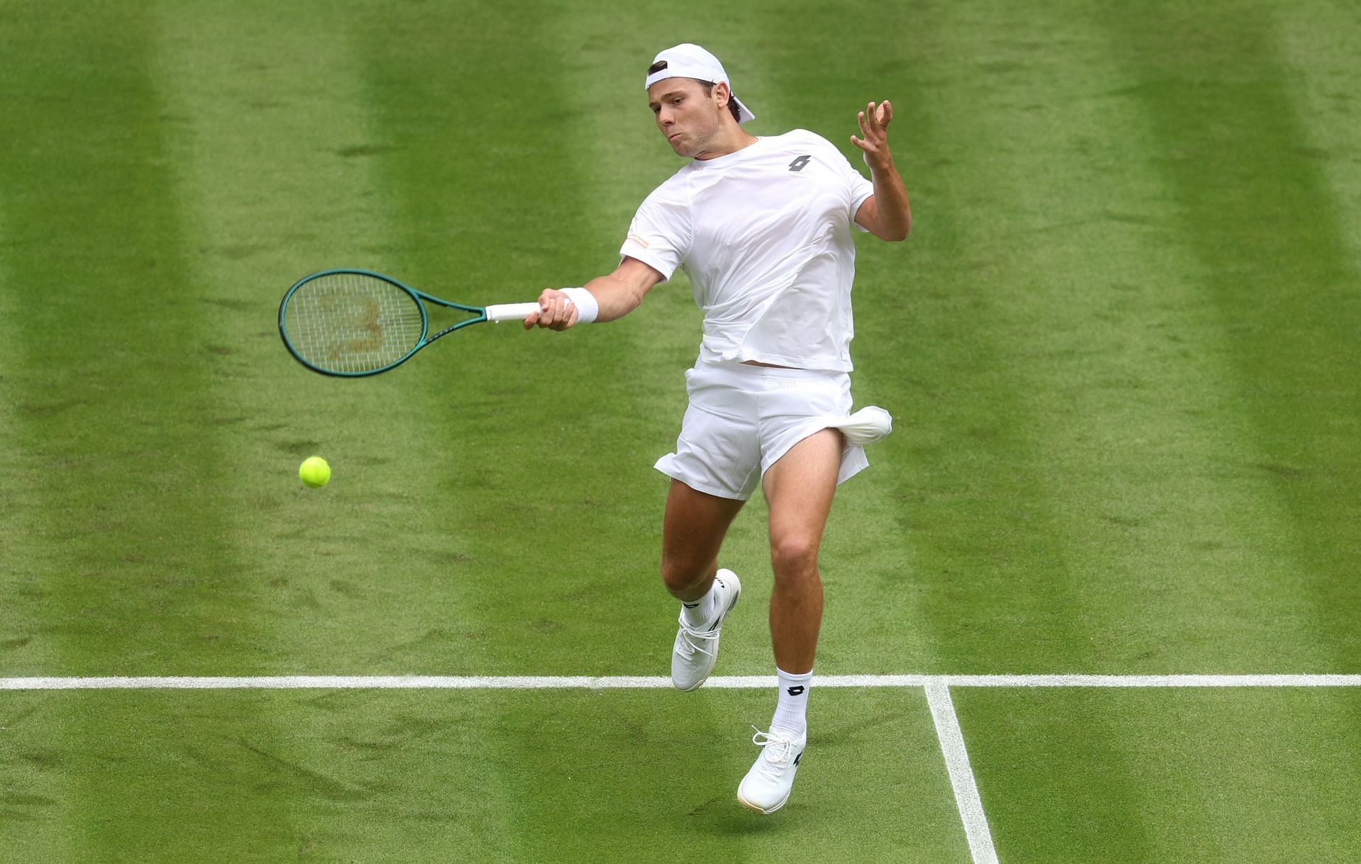 Alexander Kovacevic at Wimbledon 2024. (Photo: Getty)