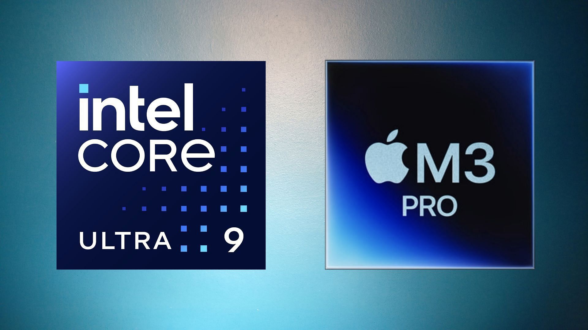 The Intel Core Ultra 9 185H vs Apple M3 Pro comparison (Image via Intel, Apple)