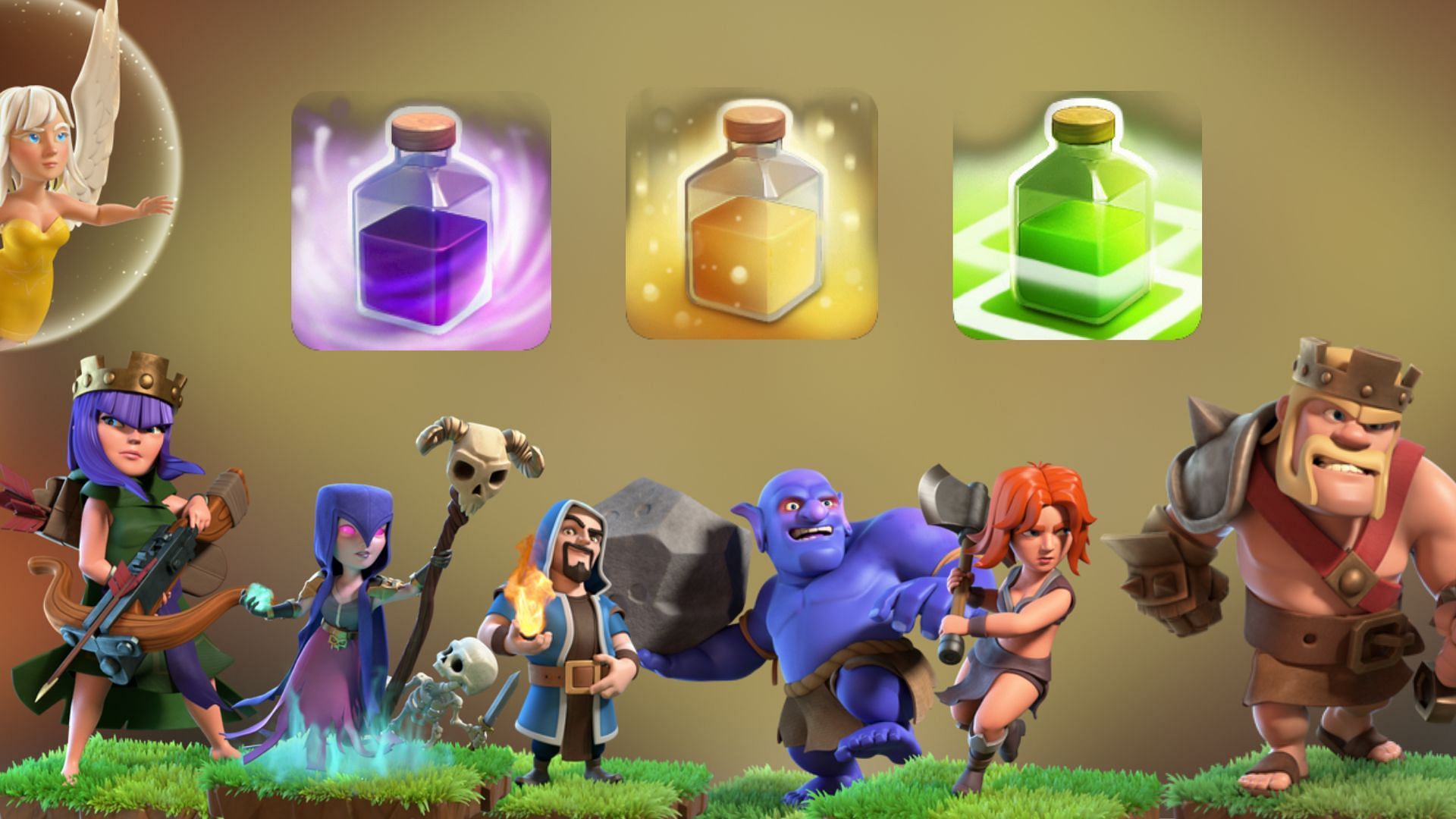 Town Hall 10 BoWiVa attacking strategy in Clash of Clans (Image via SuperCell)