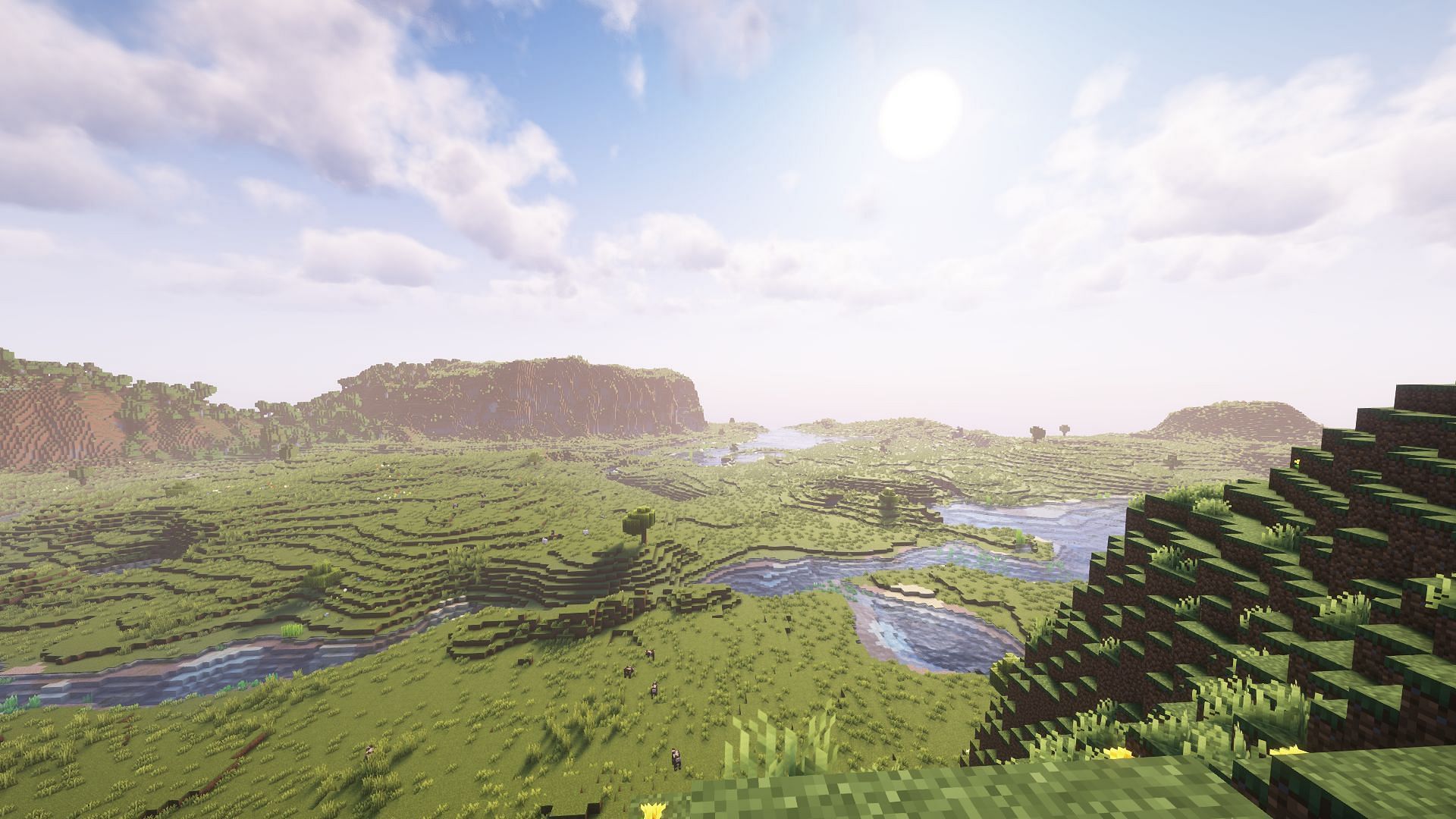 The plains biome (Image via Mojang)