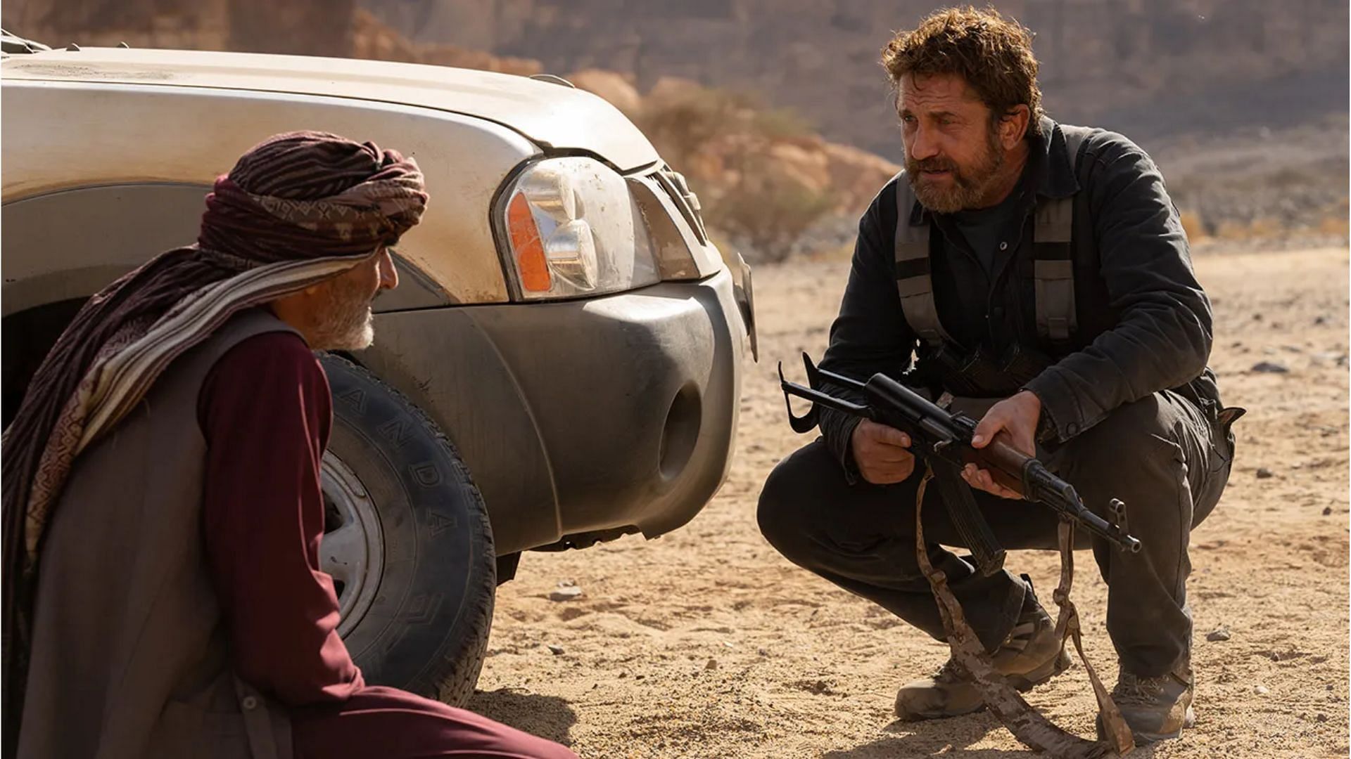 Gerard Butler in Kandahar (Image via Prime Video)