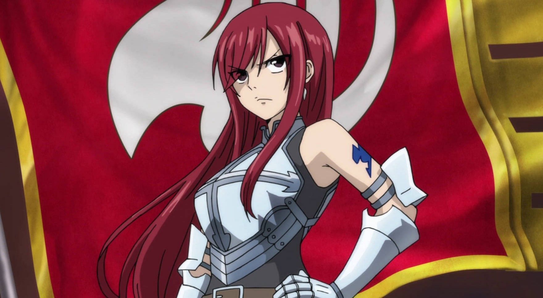 Erza Scarlet (Image via A-1 Pictures and CloverWorks)