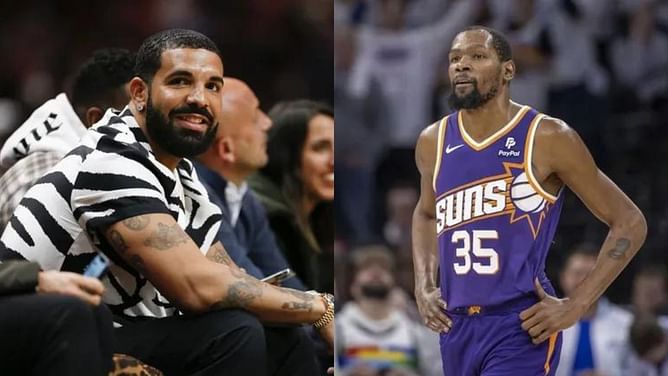 Kevin Durant shows appreciation for Drake & 50 Cent's Toronto link up