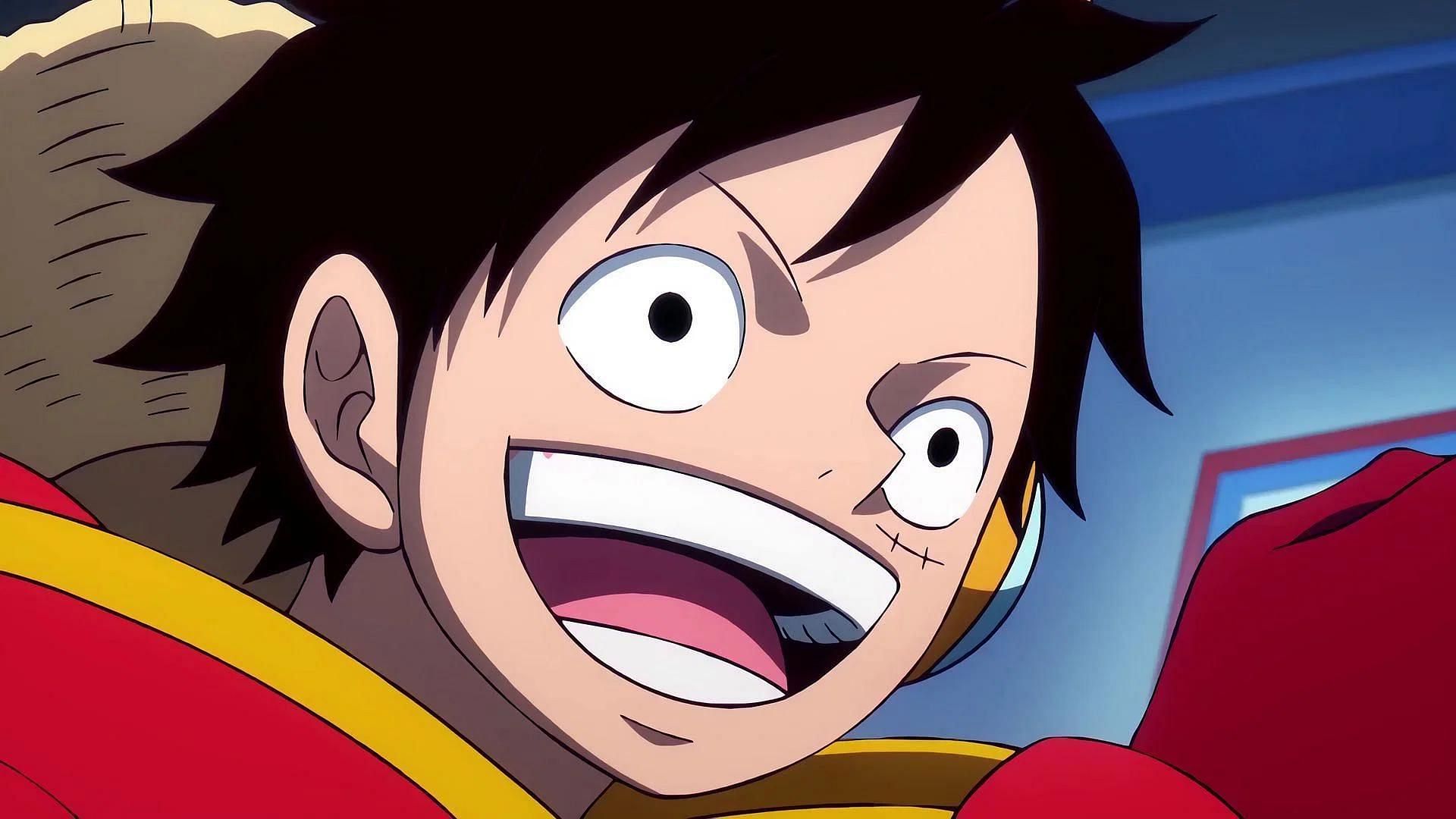 Monkey D. Luffy as shown in the anime (Image via Toei Animation)