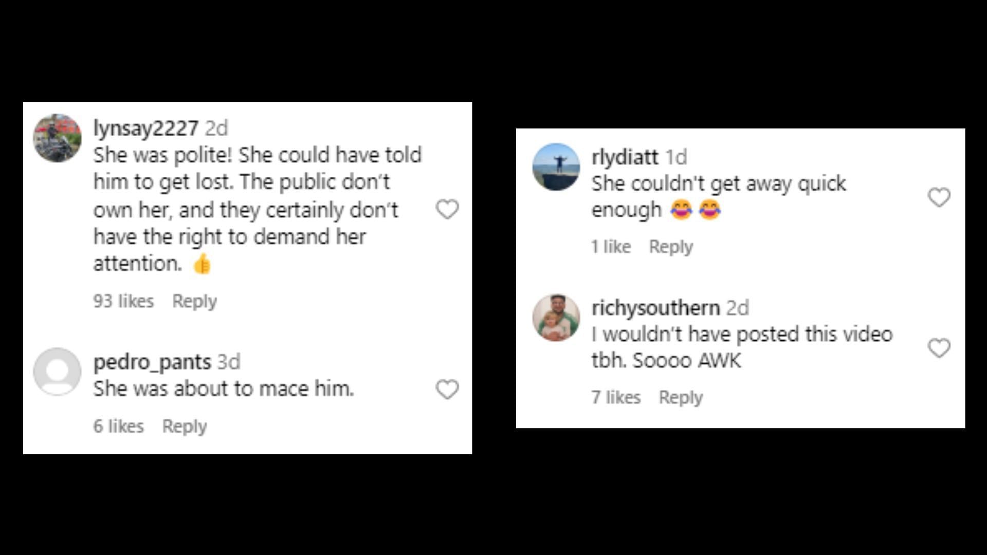 Netizens post their reactions in the comments section (Image via Instagram/liamcmusic_)