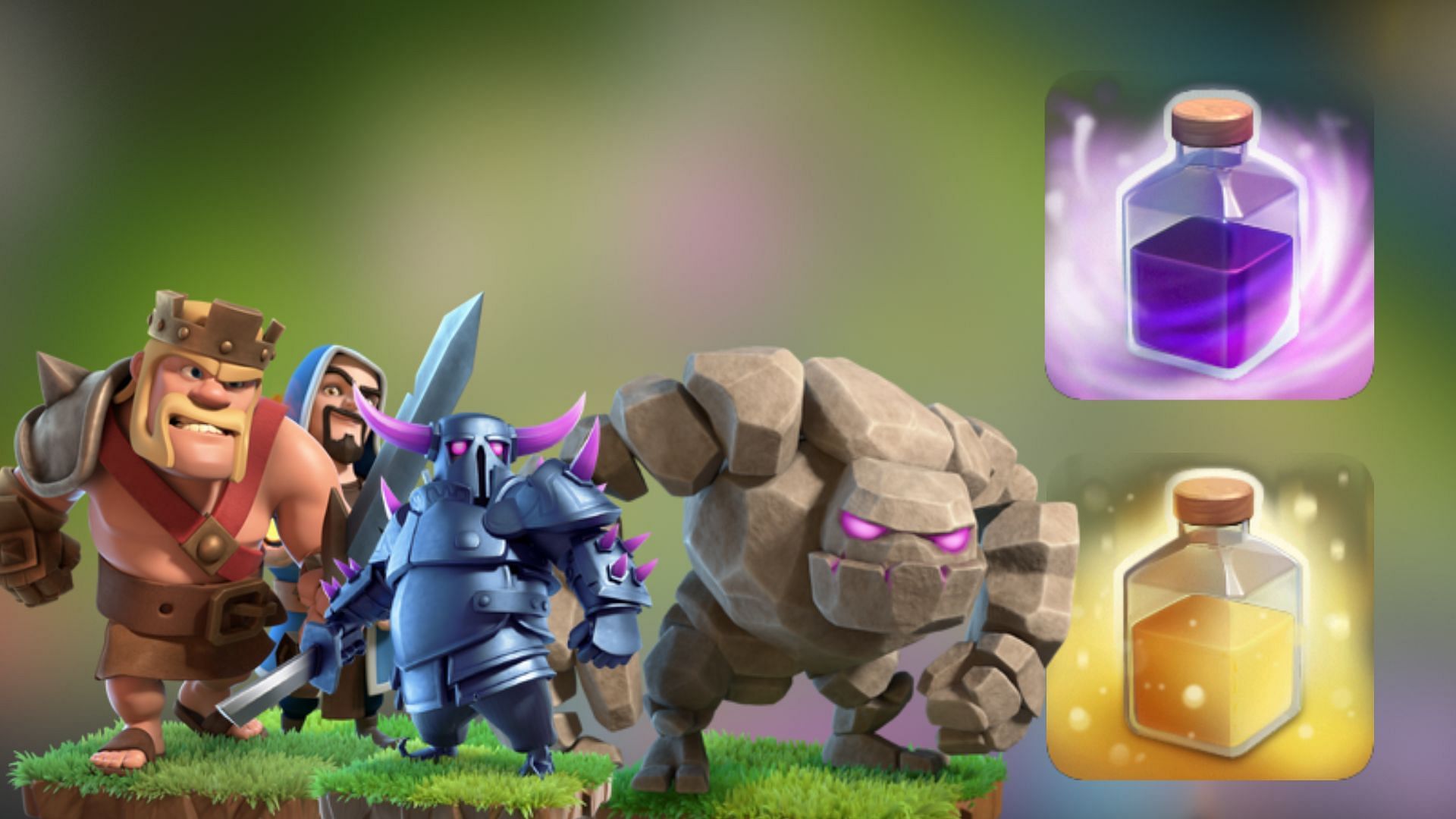 Town Hall 8 GoWiPe attacking strategy in Clash of Clans (Image via SuperCell)