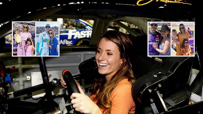 5 times Denny Hamlin's fiancée Jordan Fish stole the spotlight with her fashion picks at NASCAR