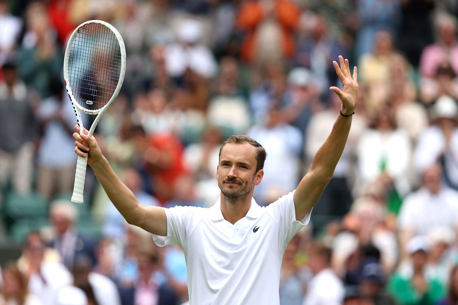 Daniil Medvedev at the 2024 Wimbledon Championships