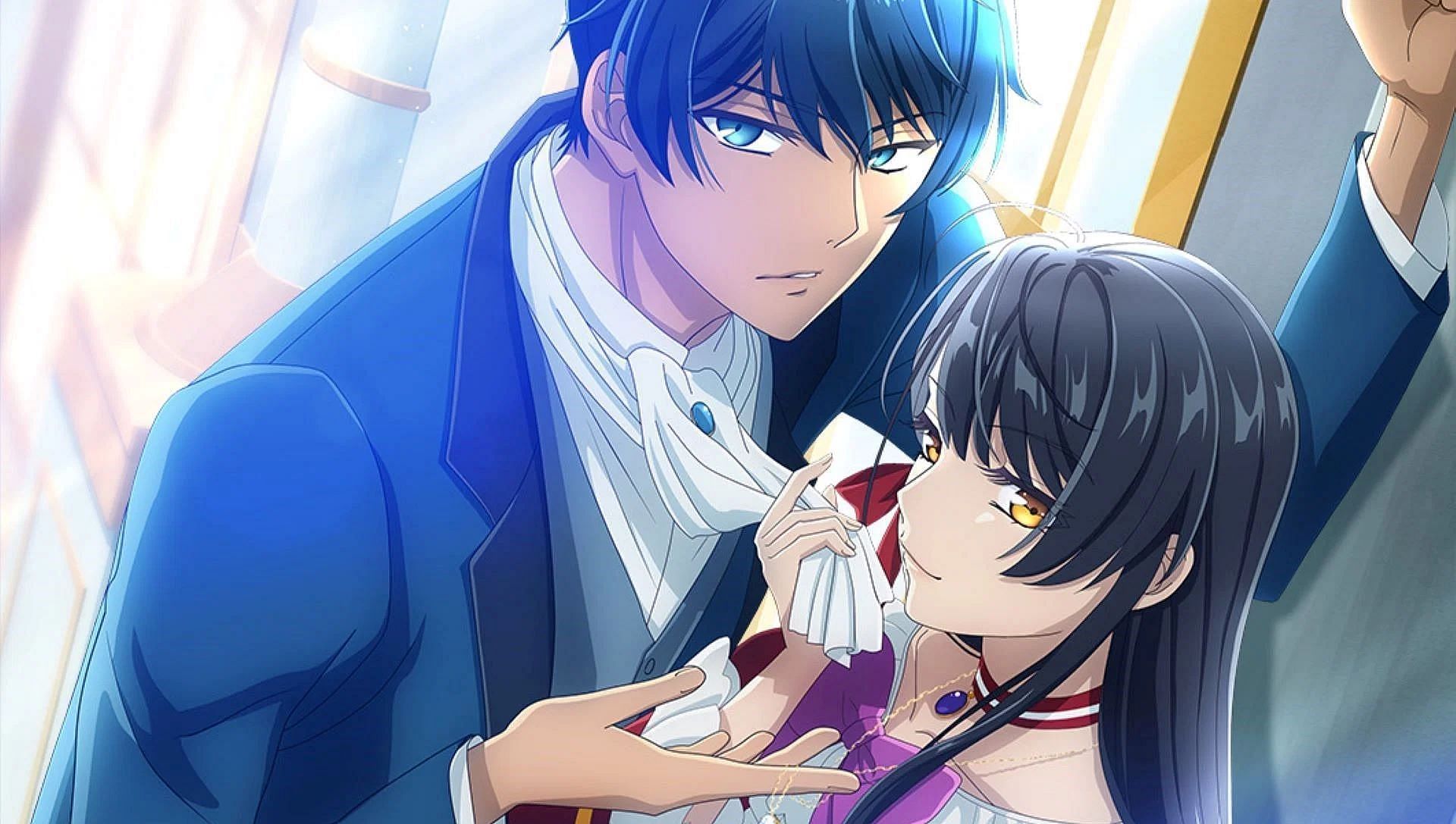 Duke and Alicia, as seen in the anime&#039;s visual (Image via Maho Film)