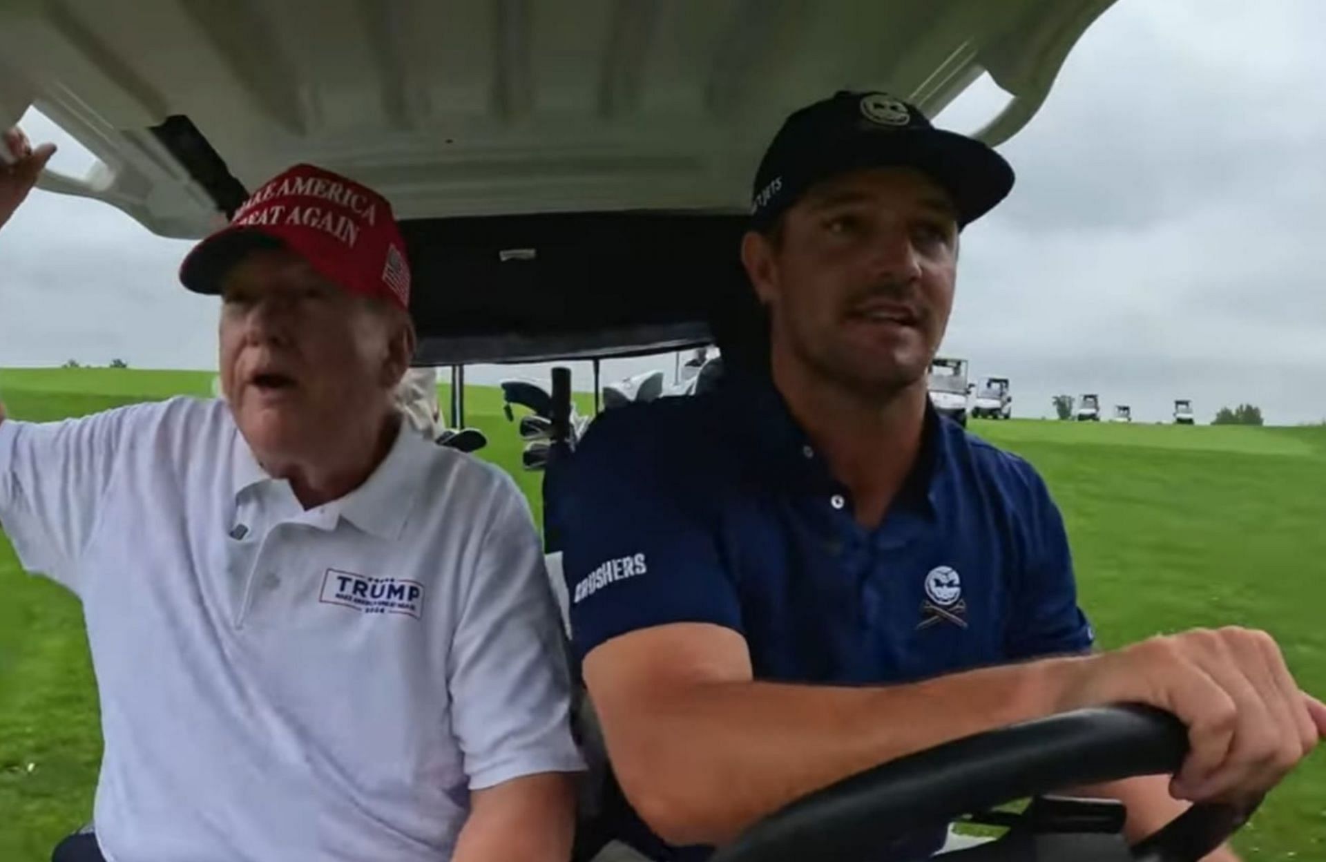 Donald Trump and Bryson DeChambeau