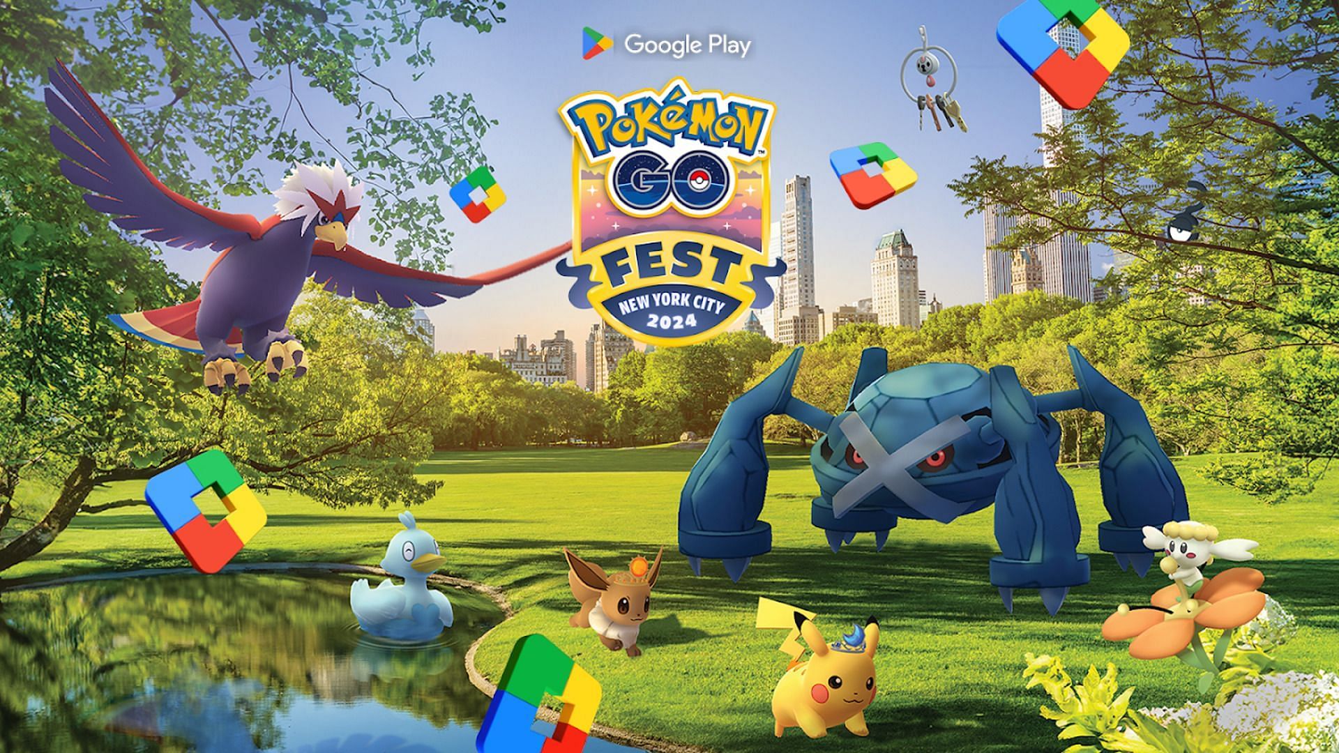 Official artwork for Pokemon GO (Image via Niantic)