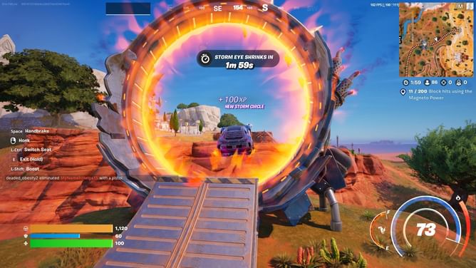 All Flaming Boost Hoop locations in Fortnite Chapter 5 Season 3