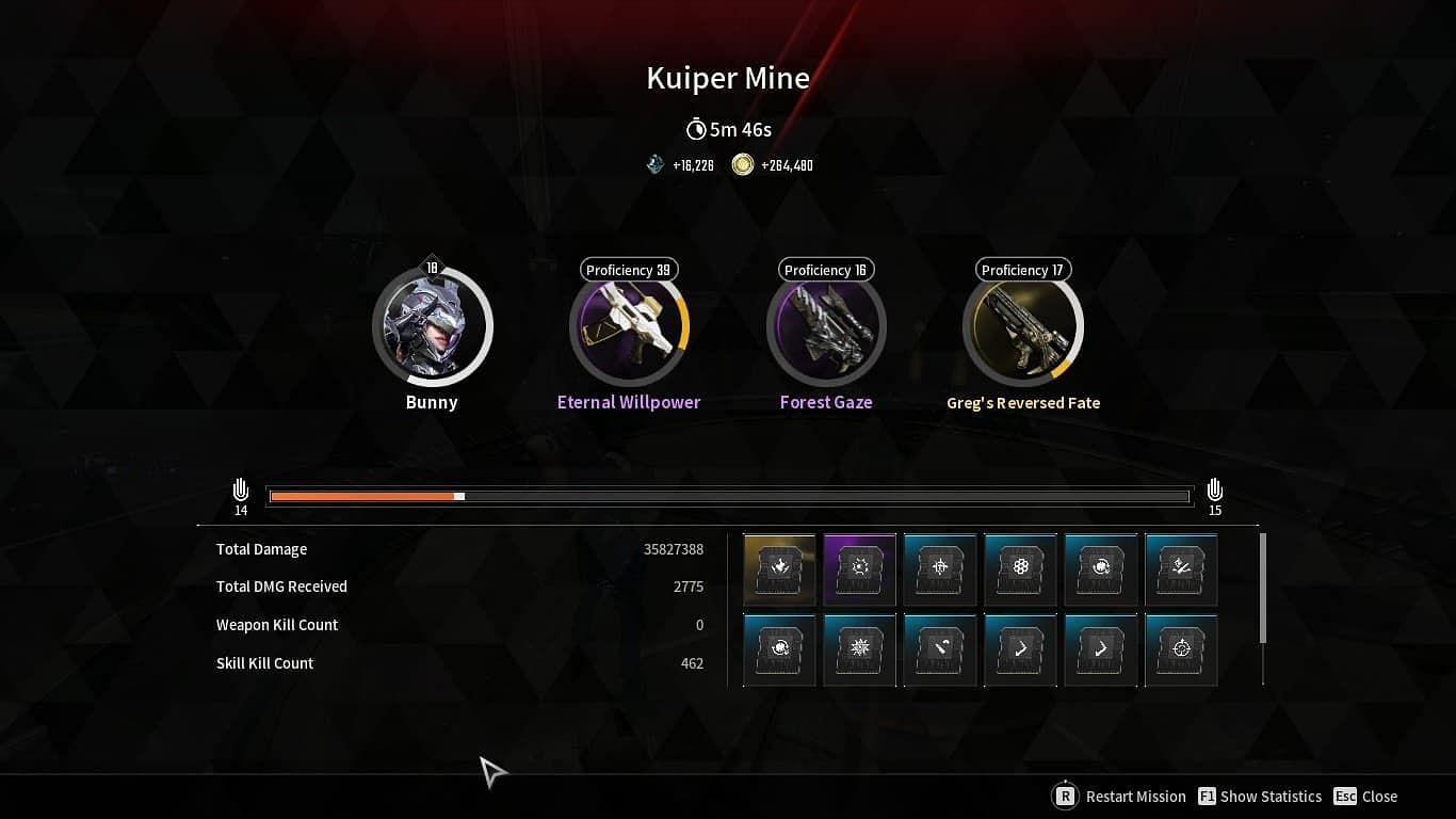 Kuiper Shard yield from Kuiper Mines in The First Descendant (Image via Nexon)