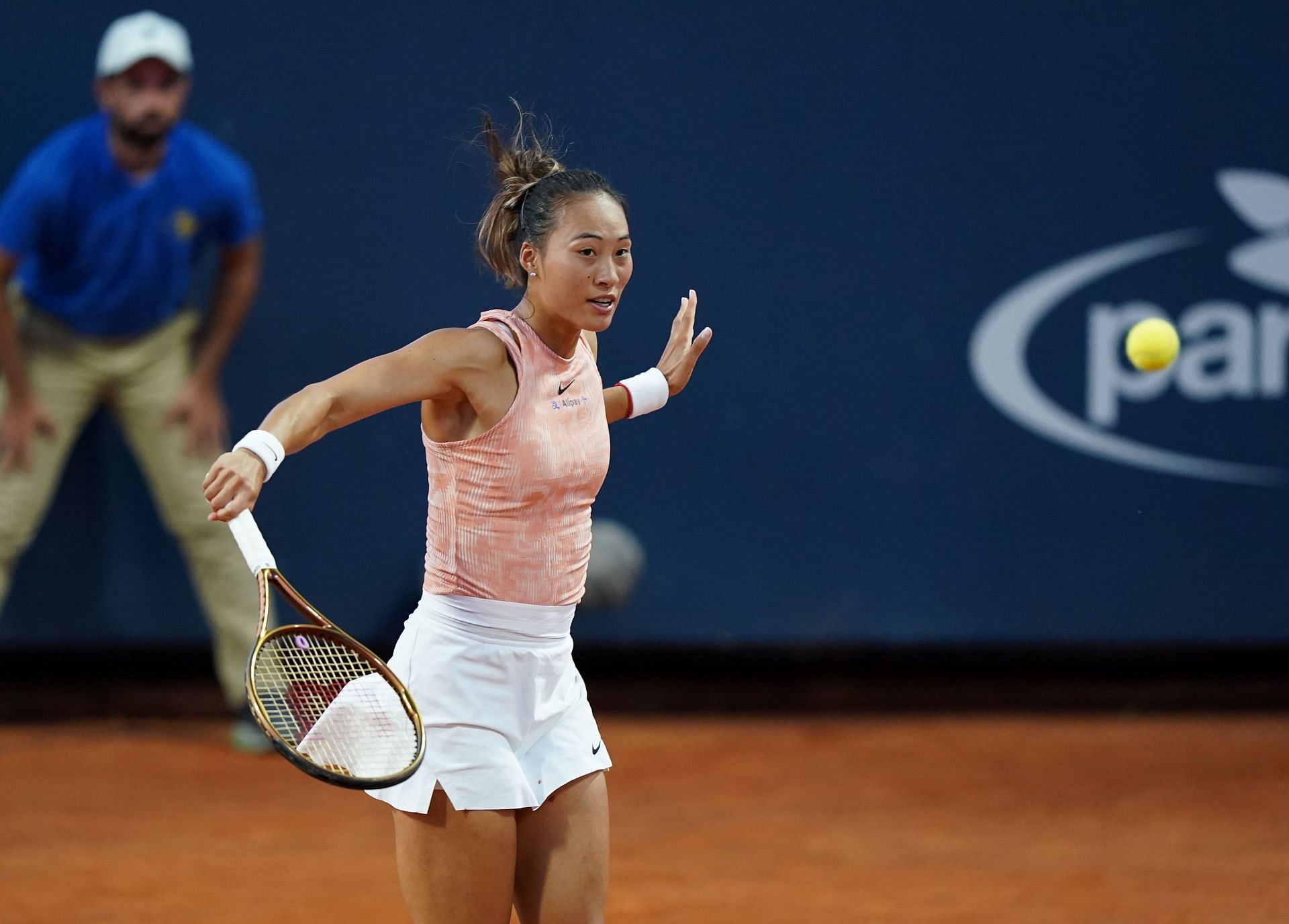 Zheng Qinwenat has a tough test om the quarterfinals (IMAGE: GETTY)