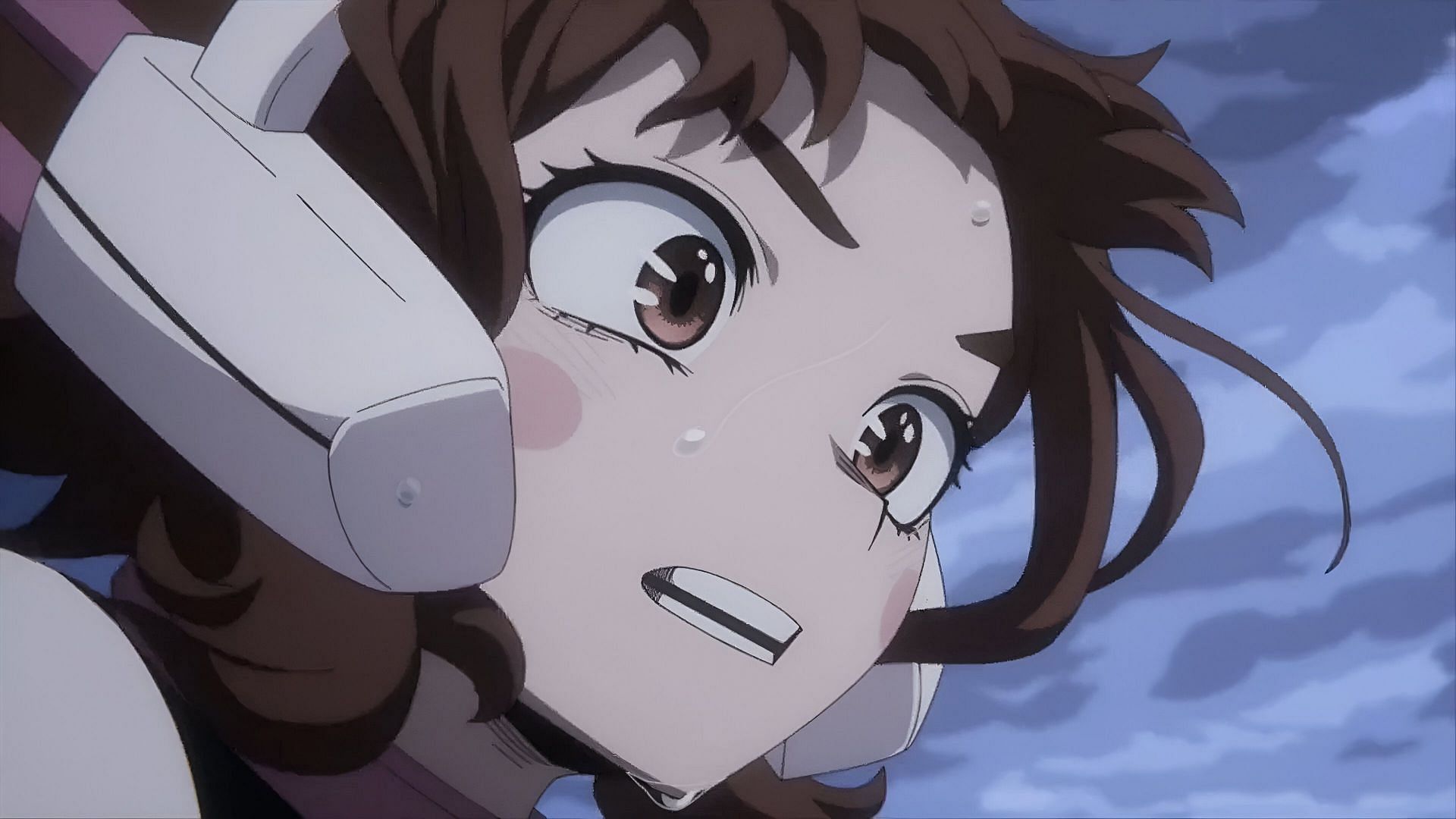 Ochako Uraraka as seen in the anime (Image via Bones)