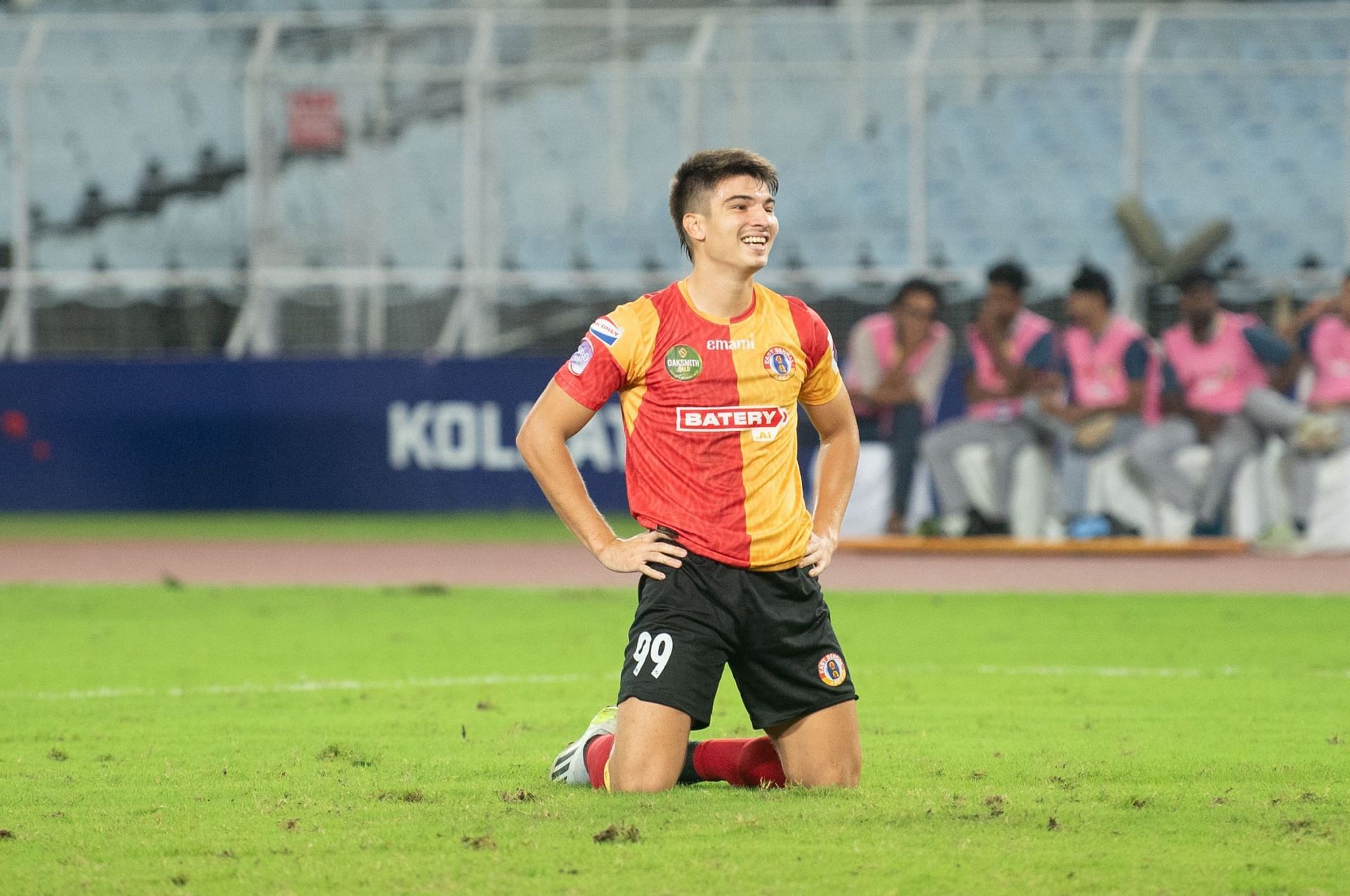 Javier Siverio at East Bengal (Credit: ISL PR)