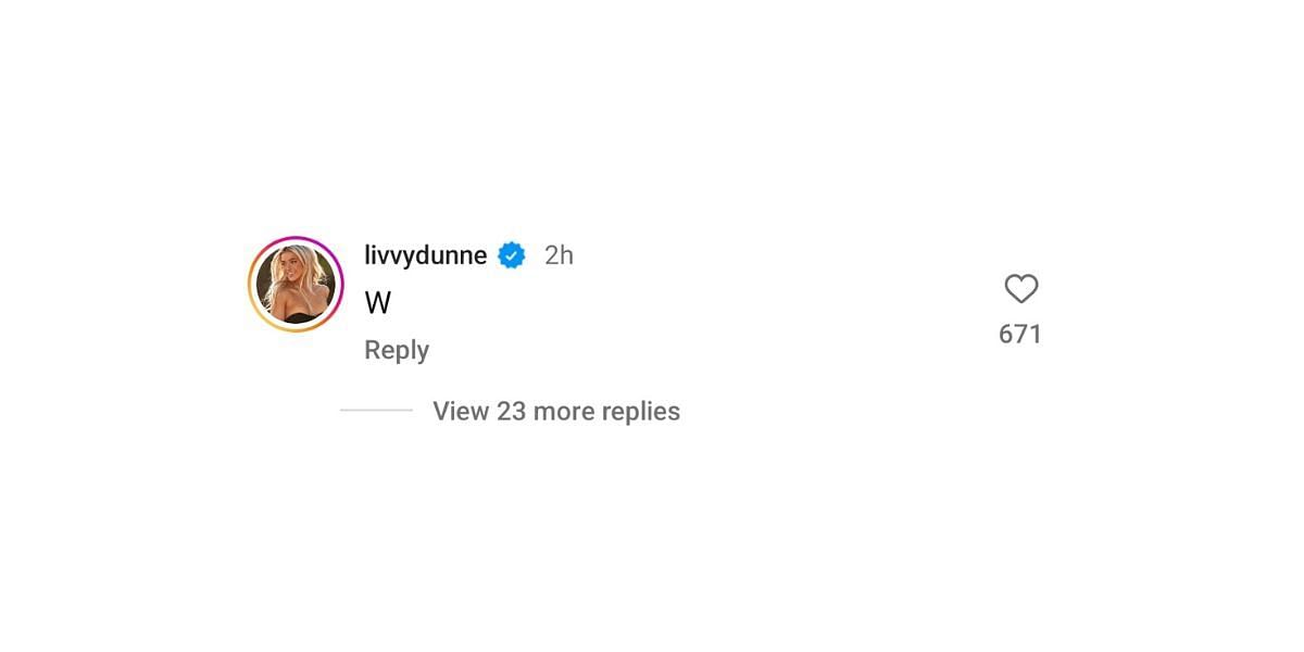 Olivia Dunne comments on Jake Paul&#039;s post (Image Credit: Jake Paul / Instagram)