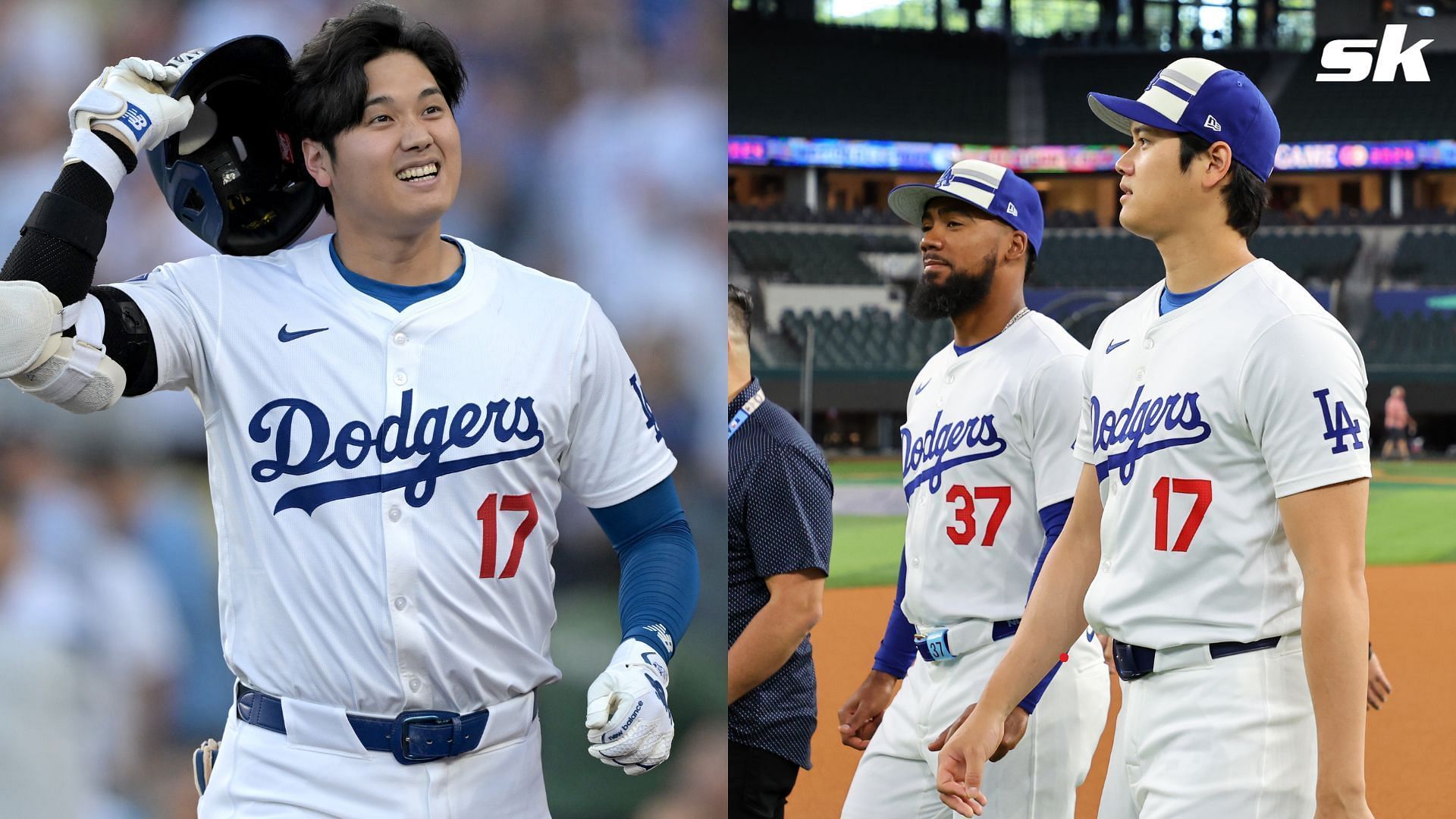 A fan caught Shohei Ohtani and Teoscar Hernandez