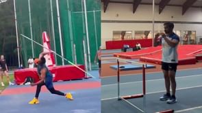 [Watch] Javelin thrower Kishore Jena practices in Poland ahead of Paris 2024 Olympics
