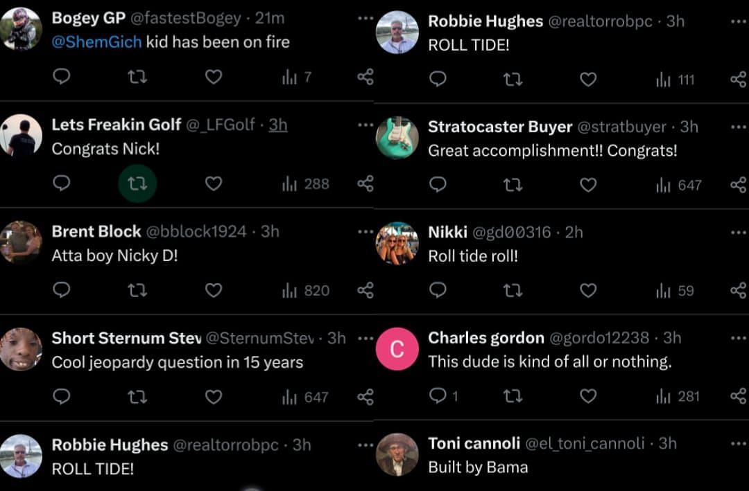 “Kid's got talent!”; “Here comes the Ryder cup” Fans react to 20yo