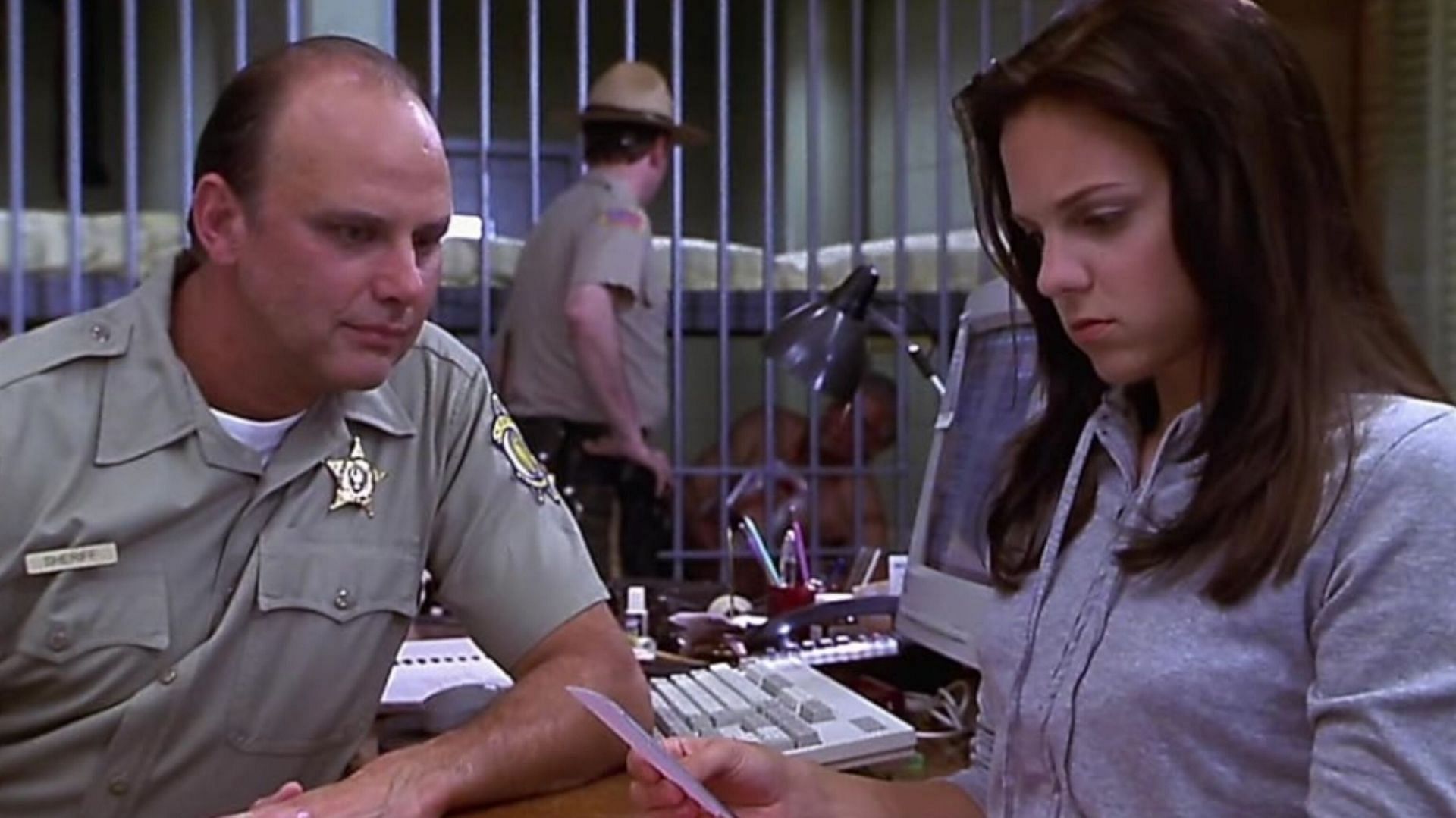 Anna Faris and Kurt Fuller in Scary Movie (image via Brad Grey pictures)