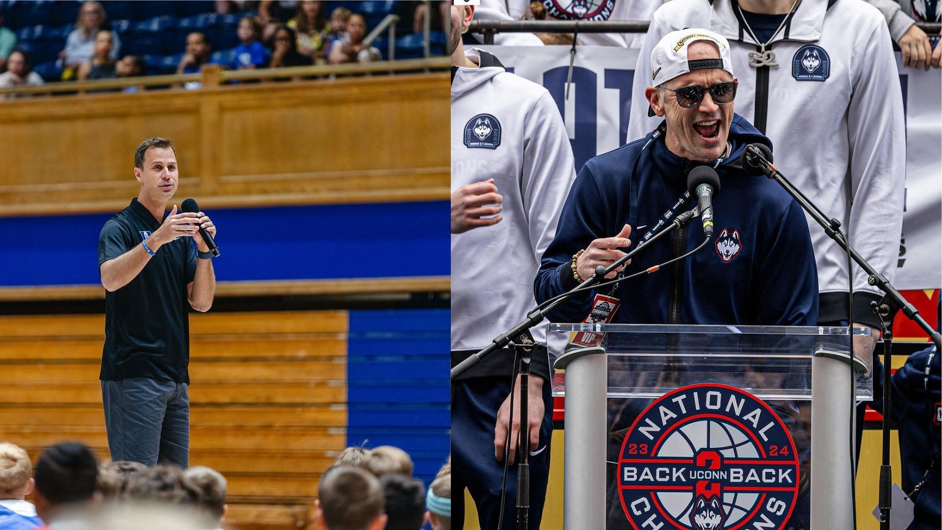 Jon Scheyer and Dan Hurley (Images via Instagram/Jon Scheyer and Dan Hurley)