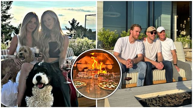 Connor McDavid, fiancee Lauren Kyle link up with friends and family to enjoy authentic Italian wood-fired pizzas