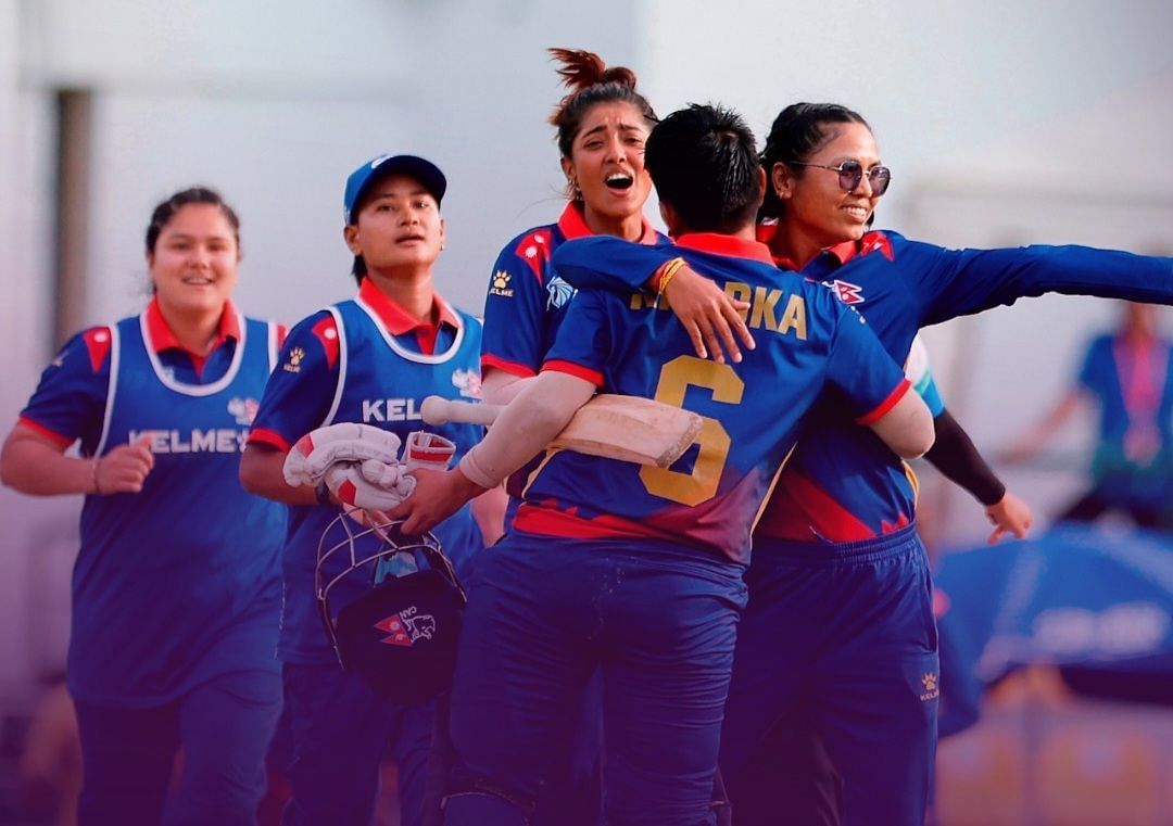Nepal Women defeat UAE Women in the first match 2024 Women