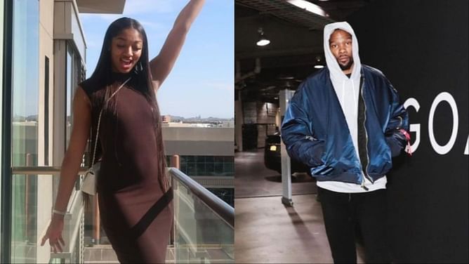 In Photos: Angel Reese spotted courtside with Steph Curry & Kevin Durant during USA vs Germany women's basketball showcase game