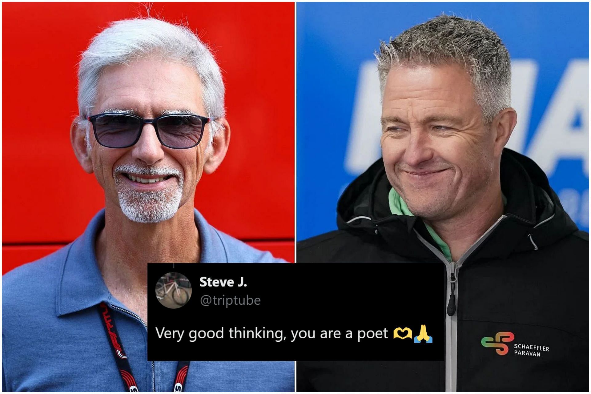 Damon Hill (L) and Ralf Schumacher (R) (Collage via Sportskeeda)