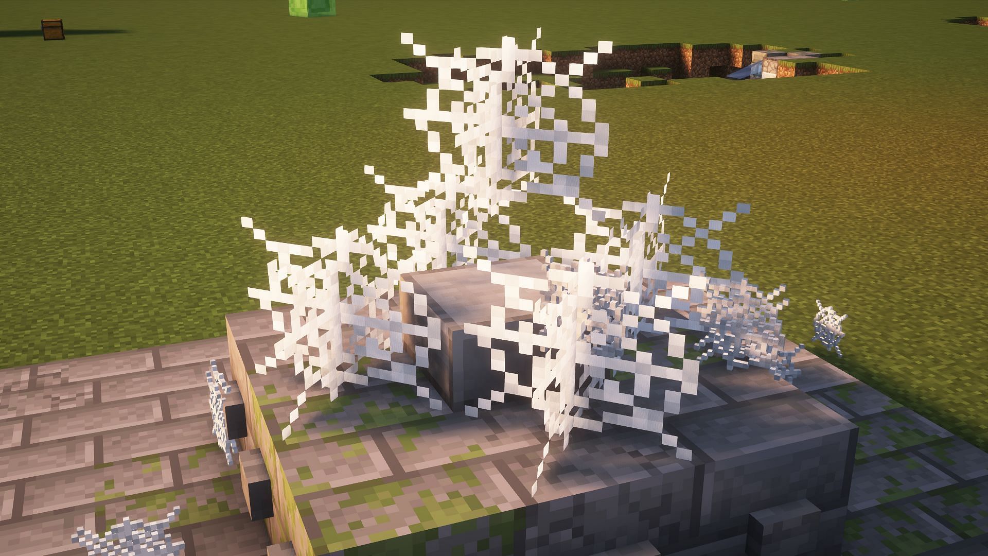 Minecraft cobwebs are a surprisingly complicated item (Image via Mojang)