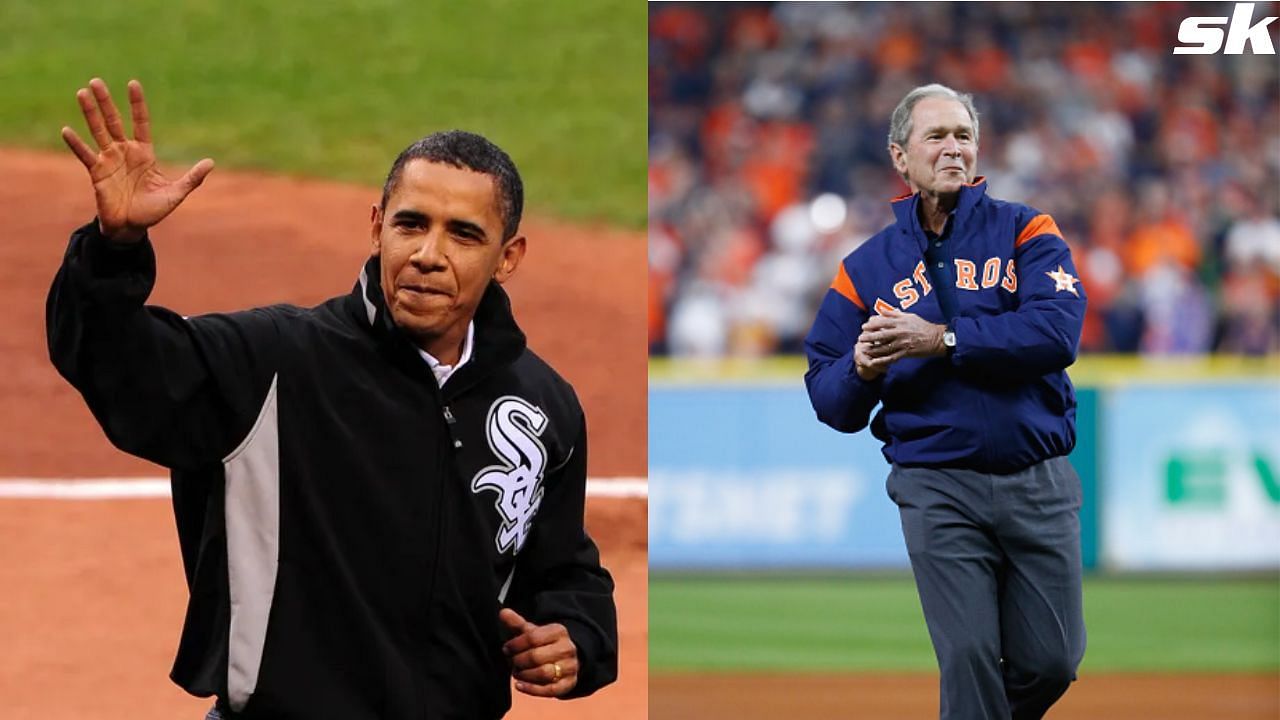 Top 5 U.S. Presidents who have thrown ceremonial first pitch at MLB games ft. J.F. Kennedy, Barack Obama &amp; more. Credit: IMAGN