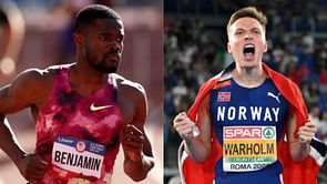 "That’s where I lost it today"- World Record holder Karsten Warholm weighs in on loss to Rai Benjamin at the Monaco Diamond League