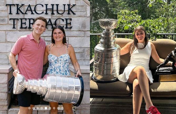 In Photos: Inside Matthew Tkachuk's sister Taryn's party with Stanley Cup and friends in hometown Missouri