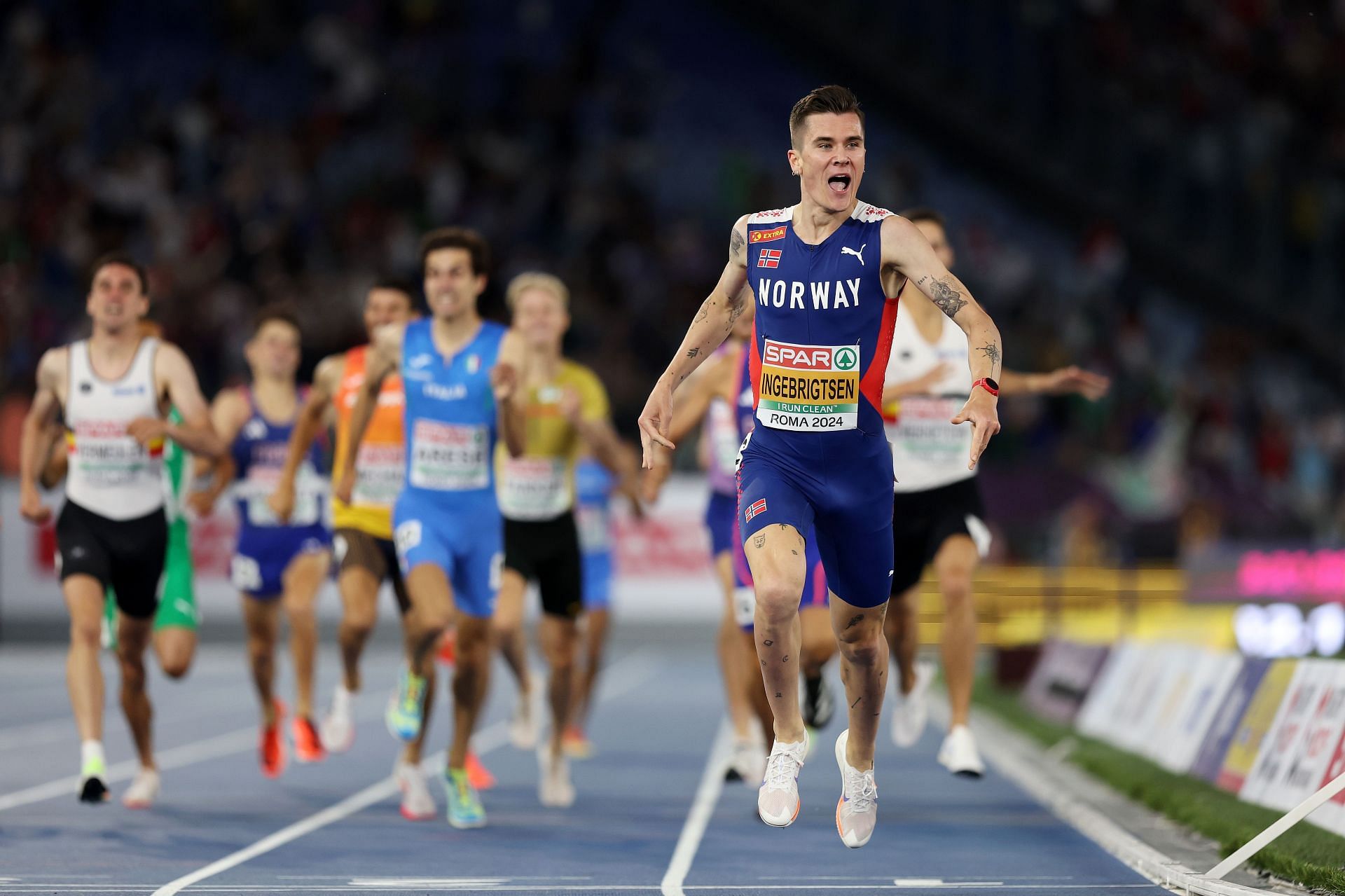 Jakob Ingebrigtsen at 26th European Athletics Championships - Rome 2024: Day Six