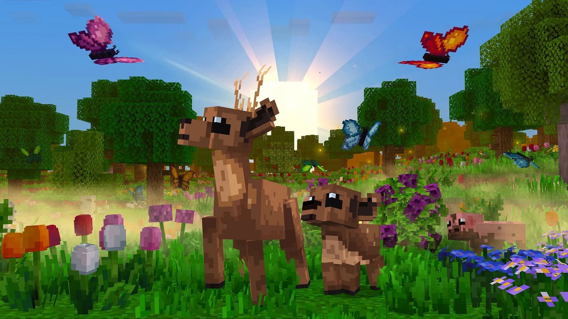 The Realism mod changes a lot of things, including adding new animals (Image via Mojang Studios || Panascais)