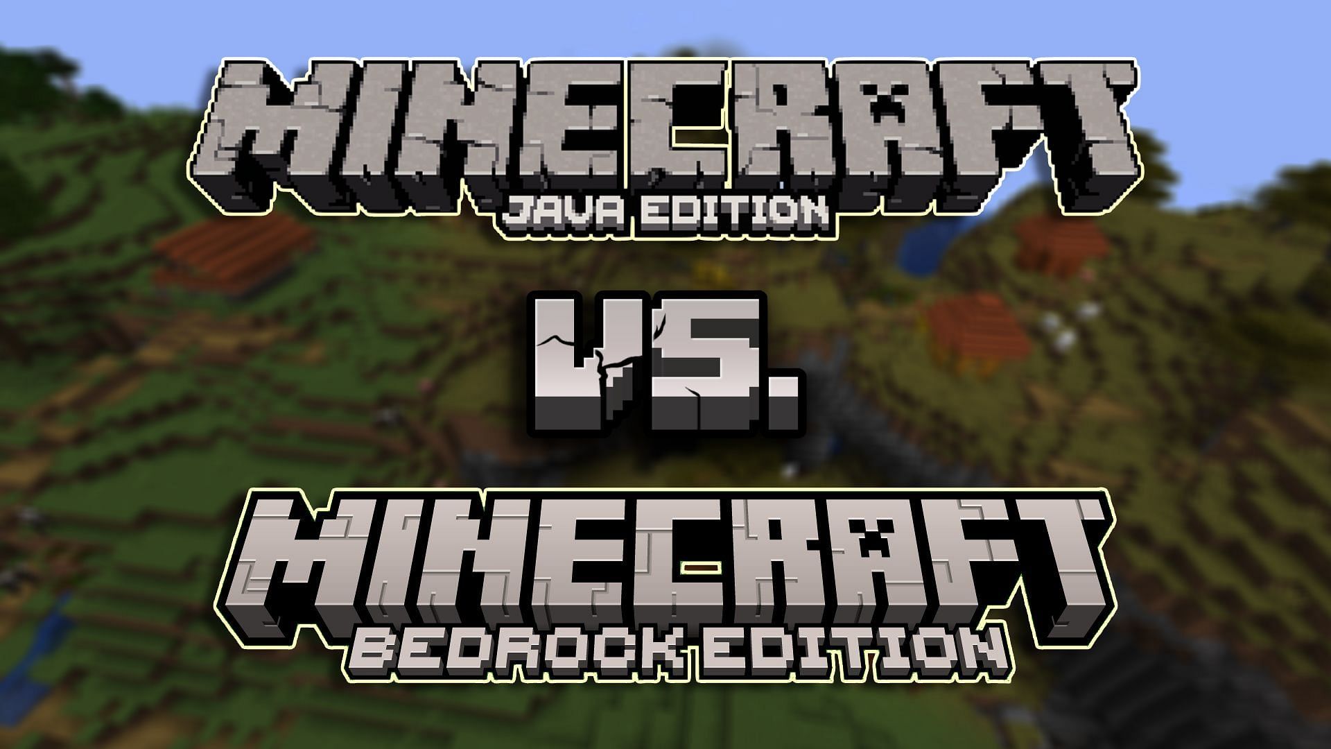 Performance differences are one of the best examples of how Java and Bedrock differ (Images via Mojang)