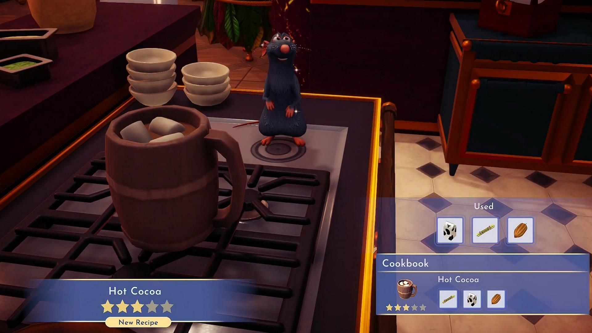 You need three ingredients to make Hot Cocoa (Image via Gameloft)