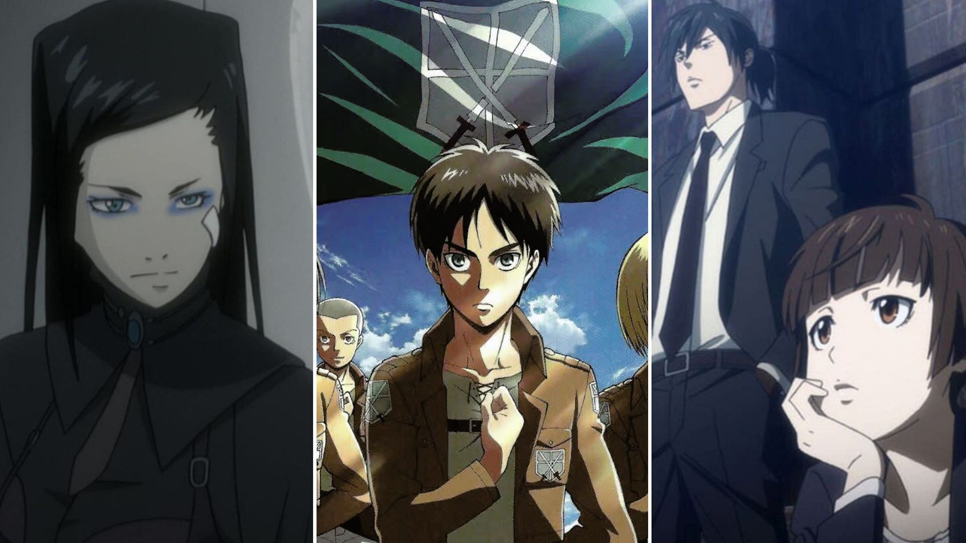 Ergo Proxy, Attack on Titan, Psycho-Pass 