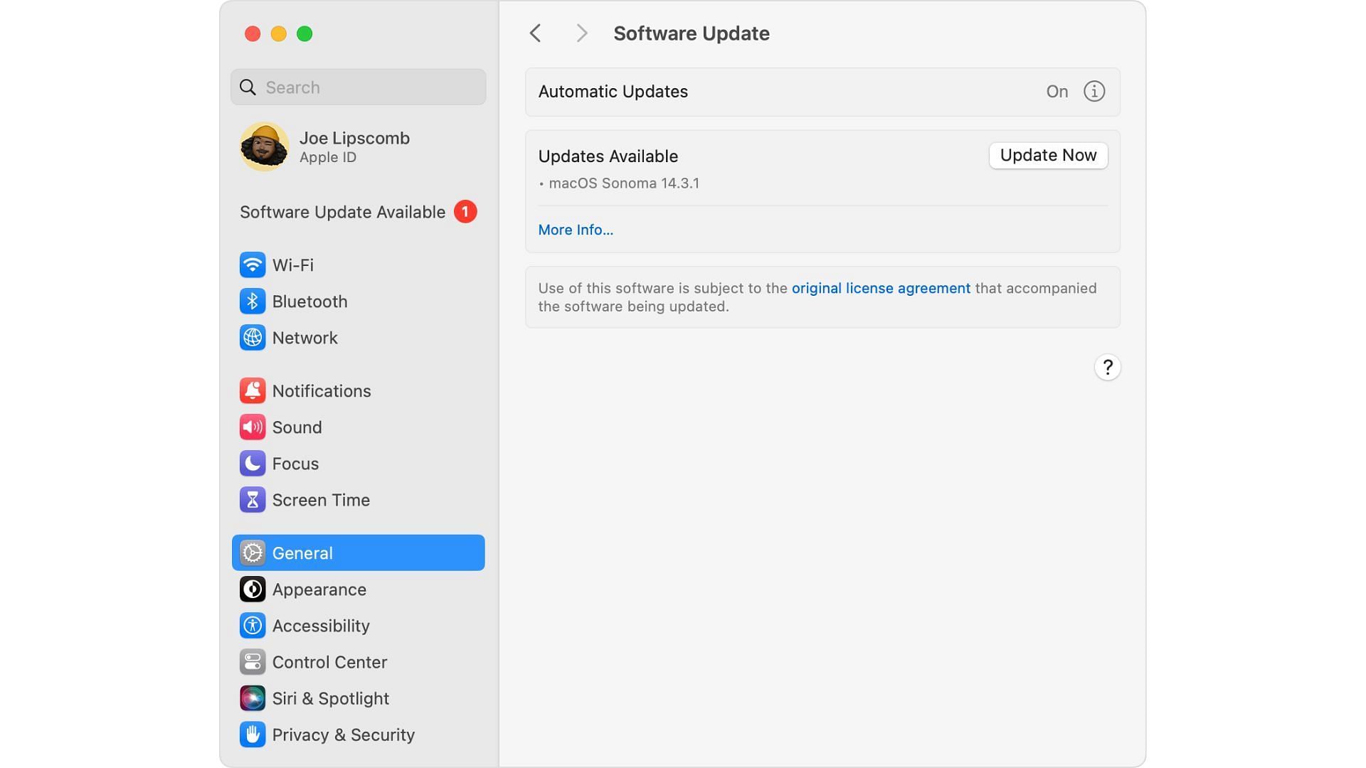 Keep your OS updated (Image via Apple Support)